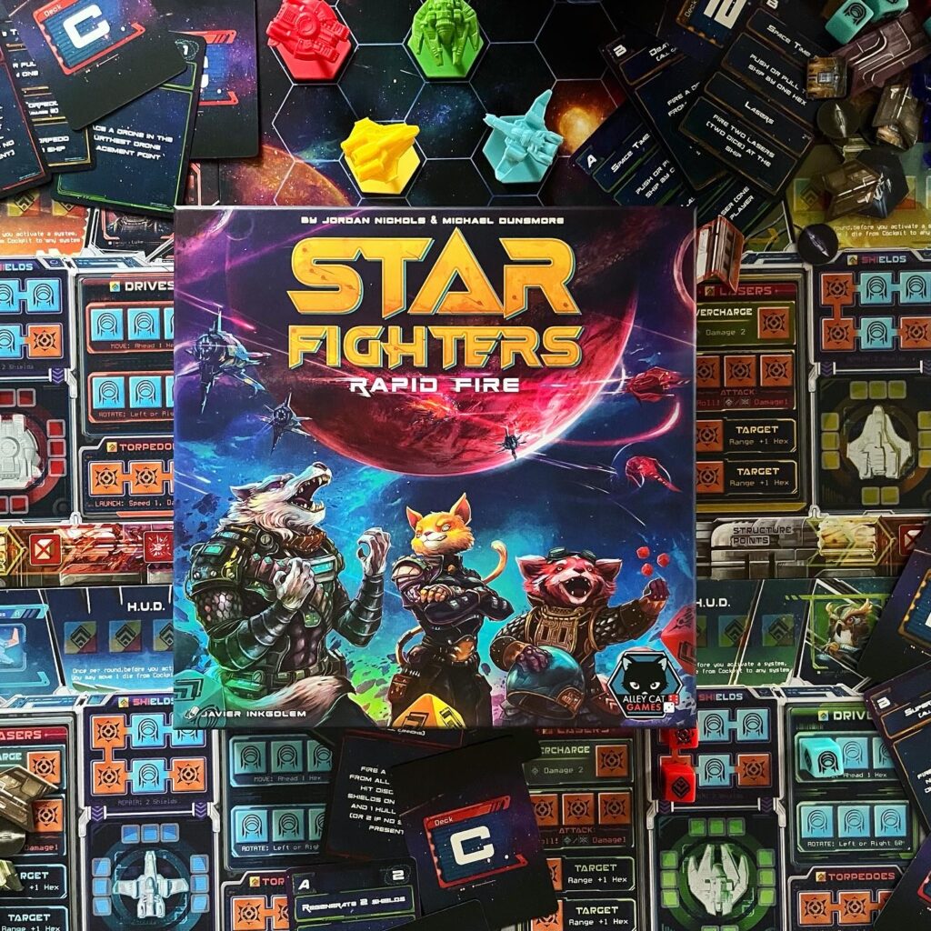 Review: Star Fighters Rapid Fire (Alley Cat Games) – English